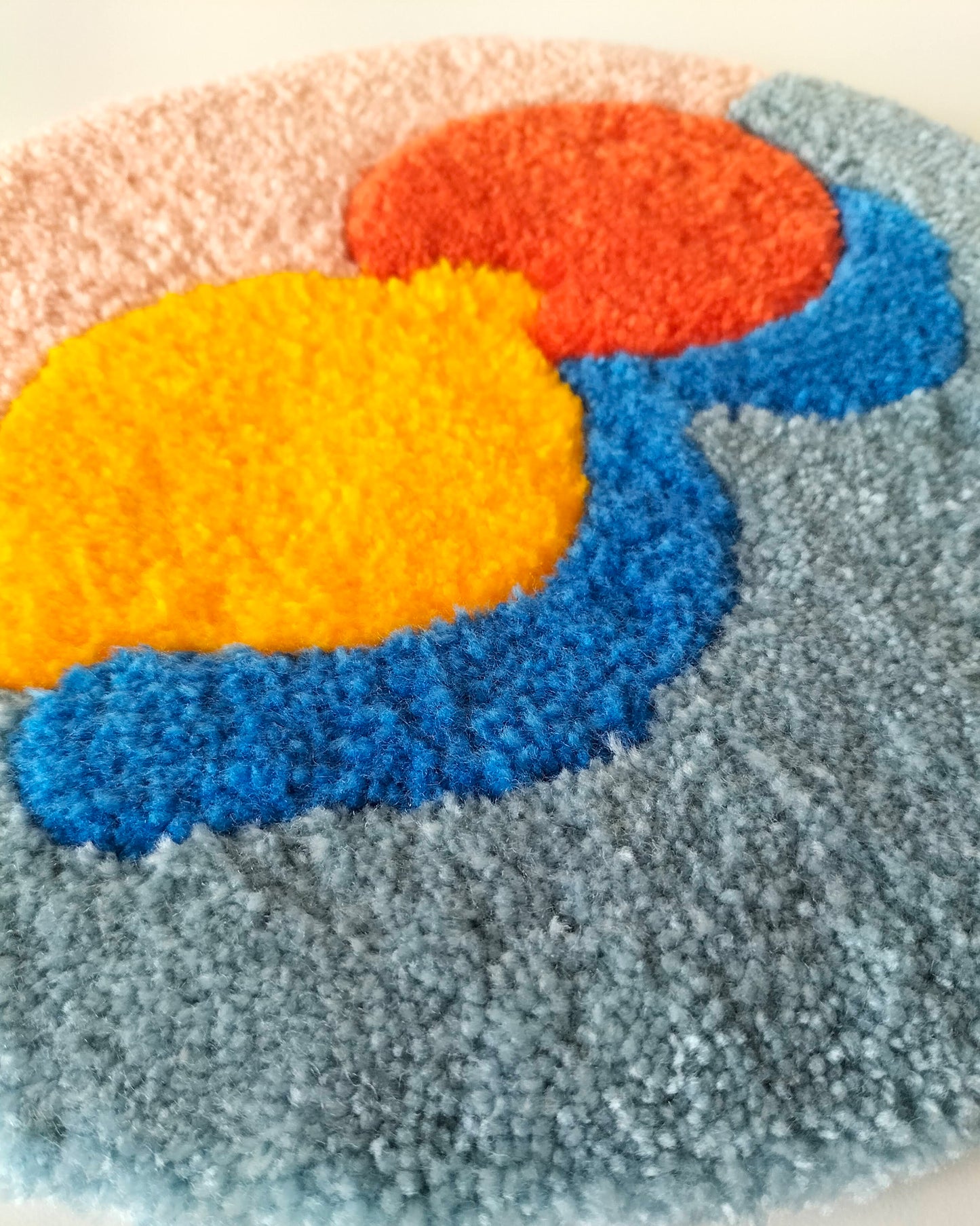 Summer Citrus Fruits Handmade Tufted Wall Art