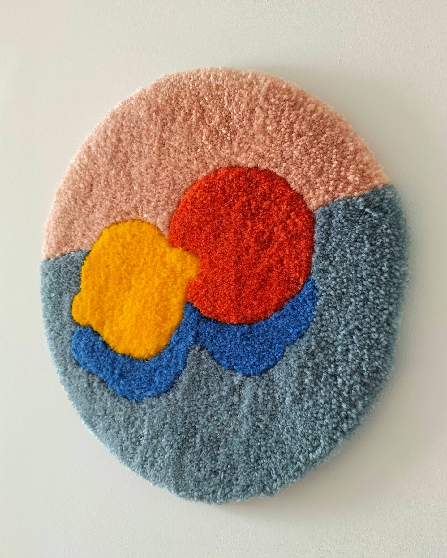 Summer Citrus Fruits Handmade Tufted Wall Art