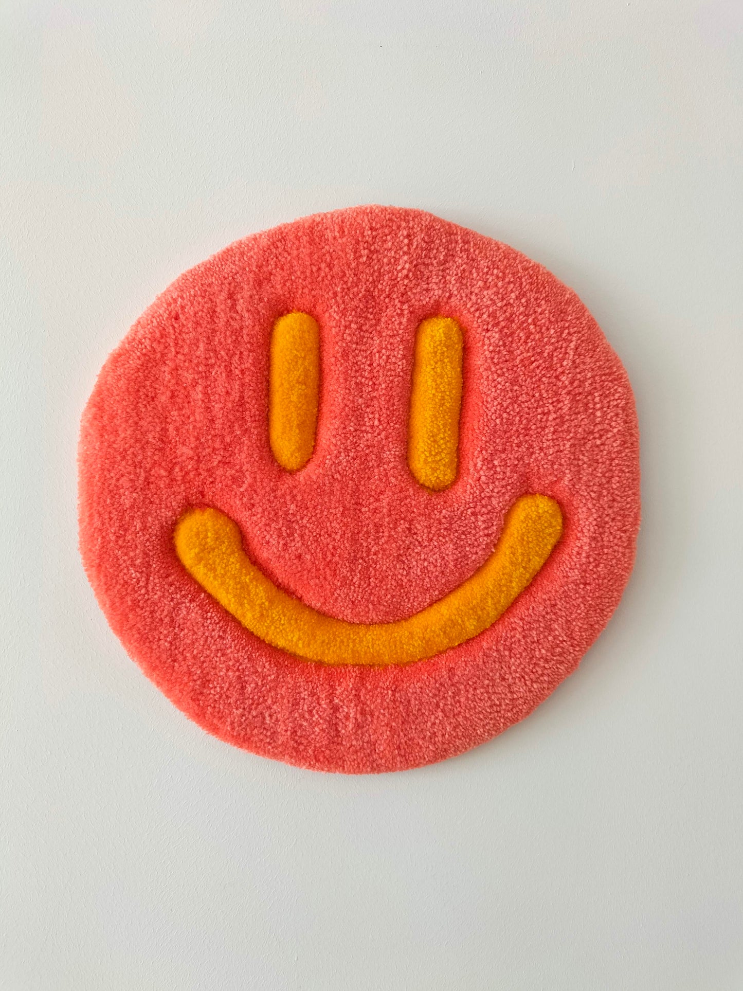 Smiley Handmade Tufted Wall Art