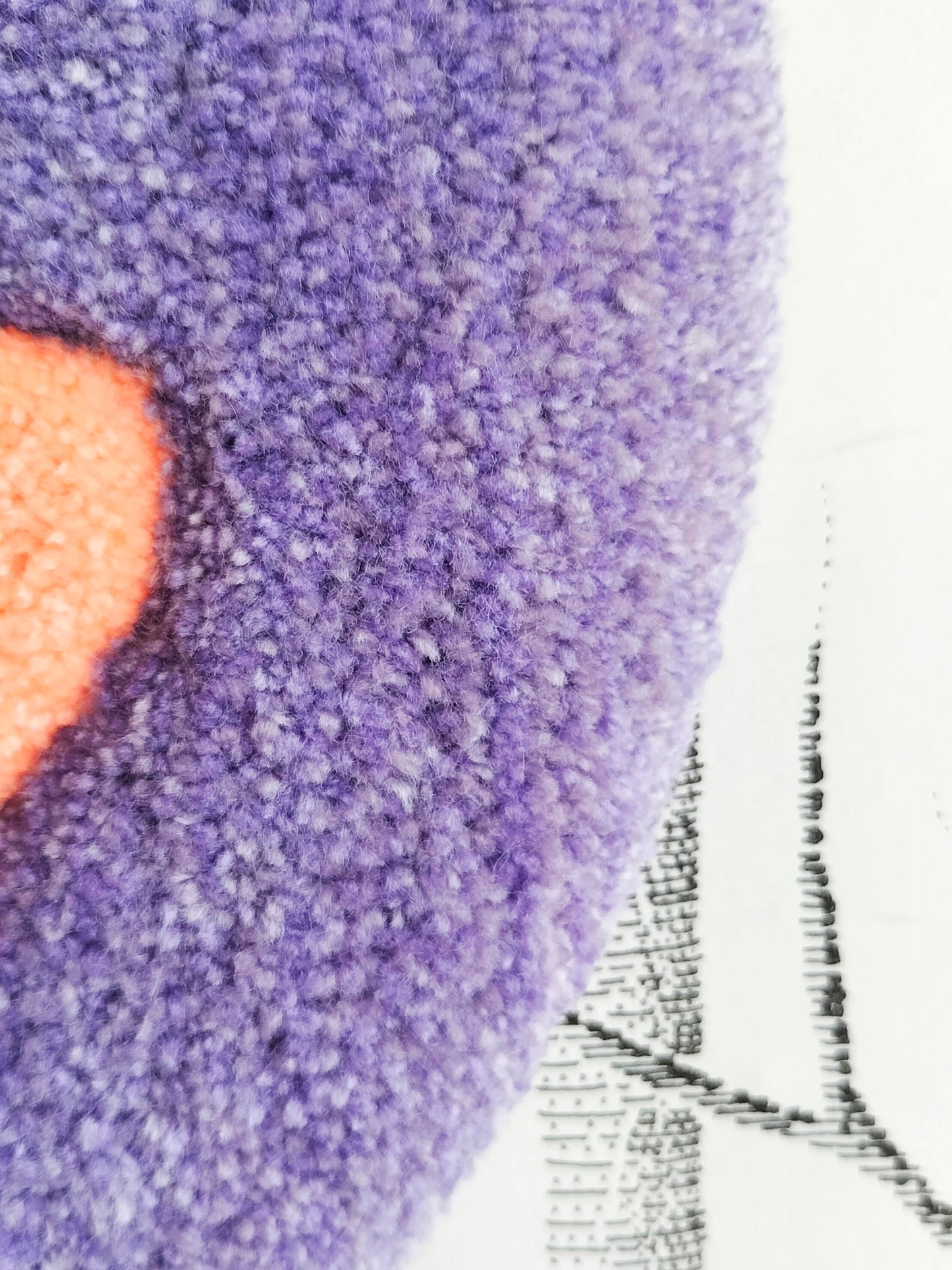 Smiley Handmade Tufted Wall Art