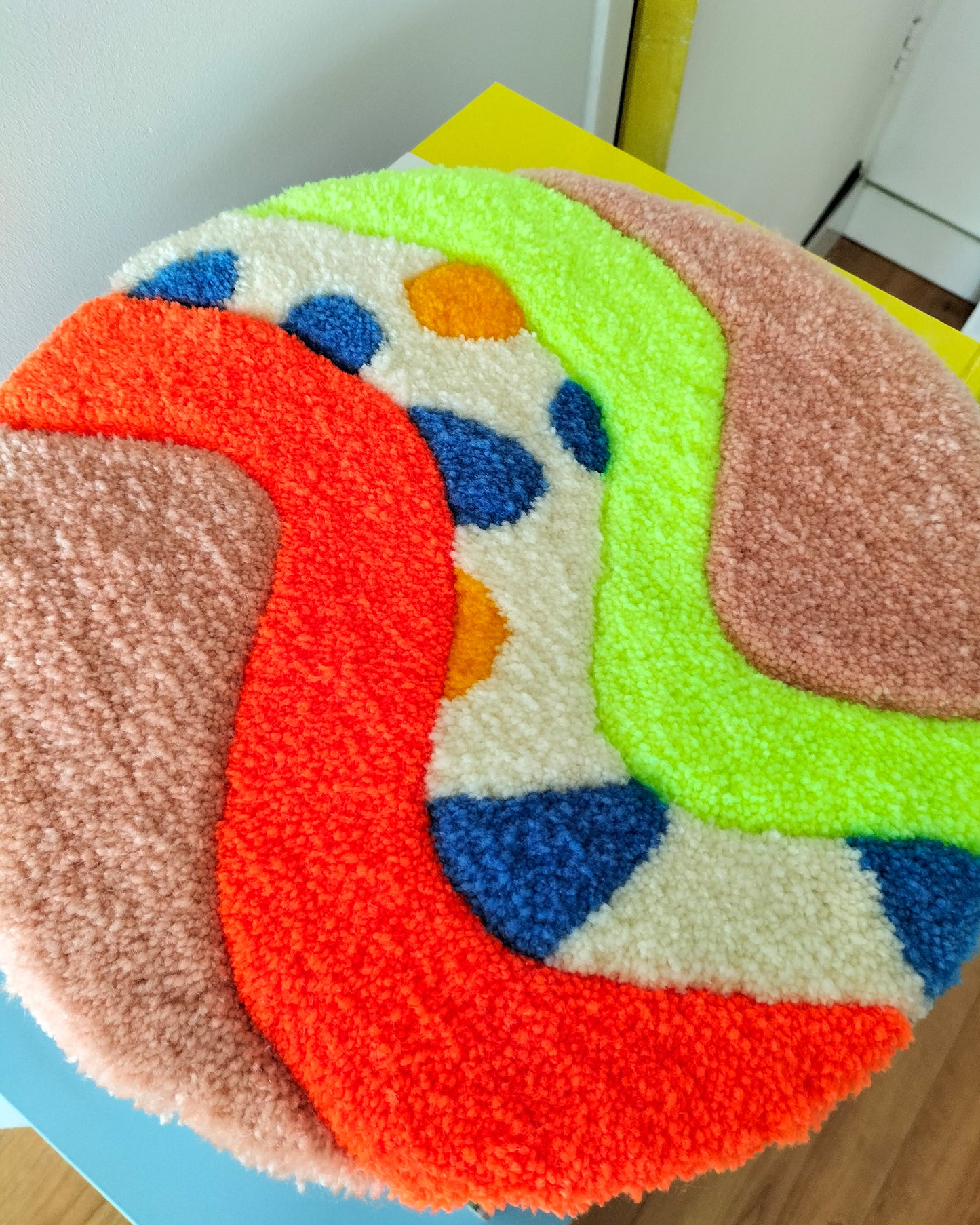 Neon Handmade Tufted Wall Art