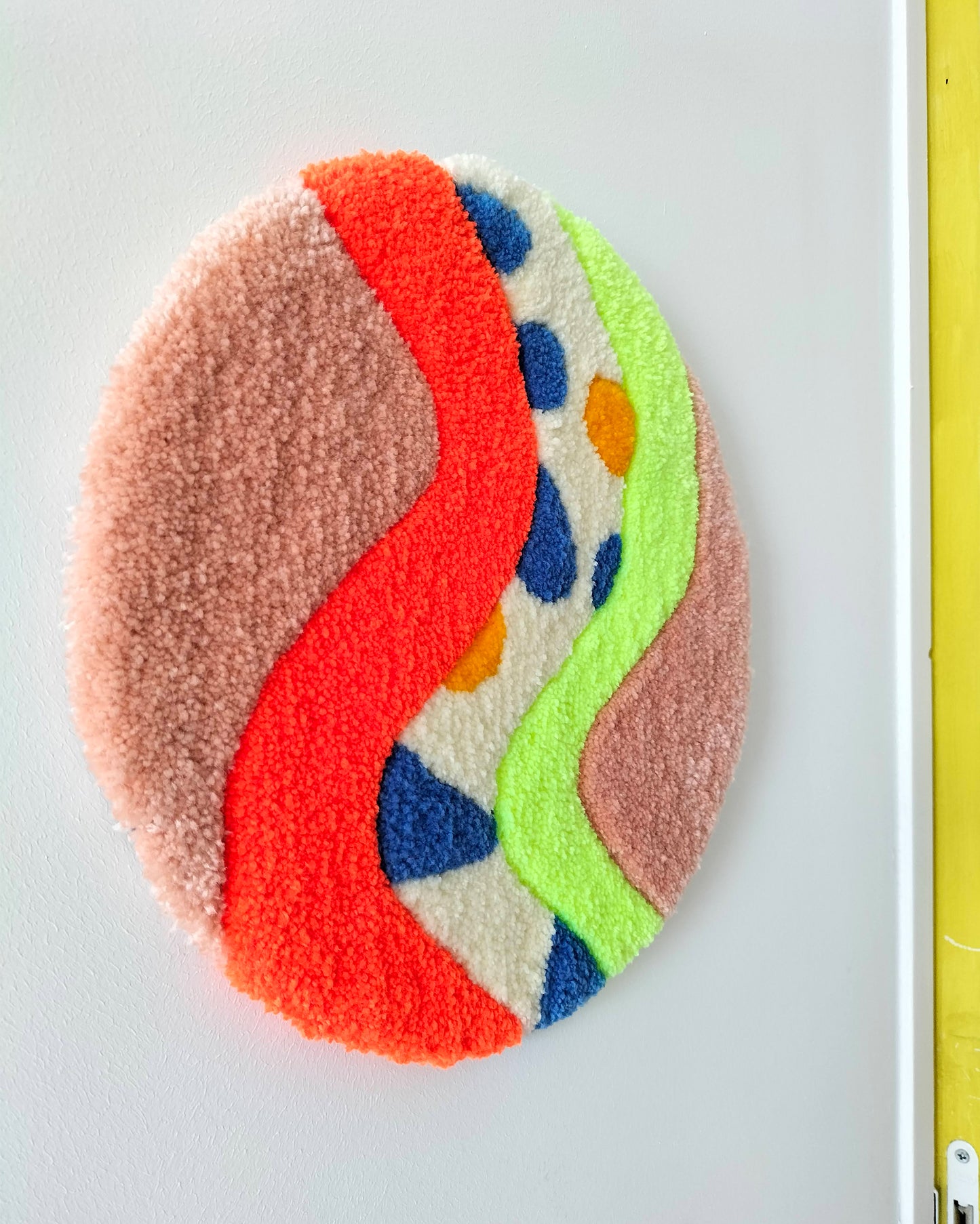 Neon Handmade Tufted Wall Art