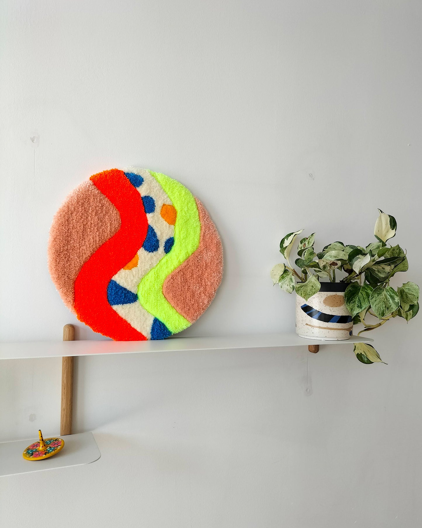 Neon Handmade Tufted Wall Art