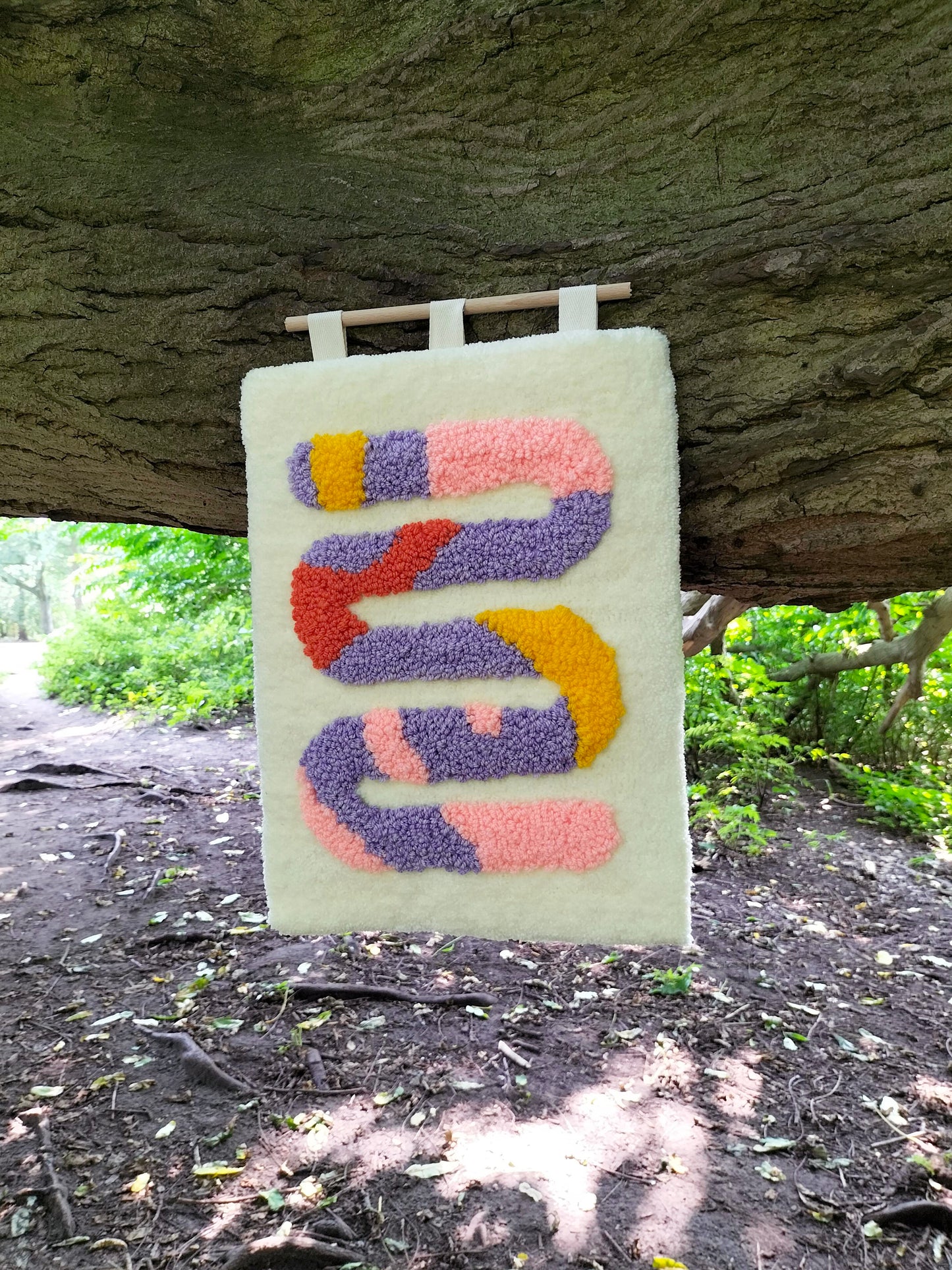 Abstract Colorful Serpentine