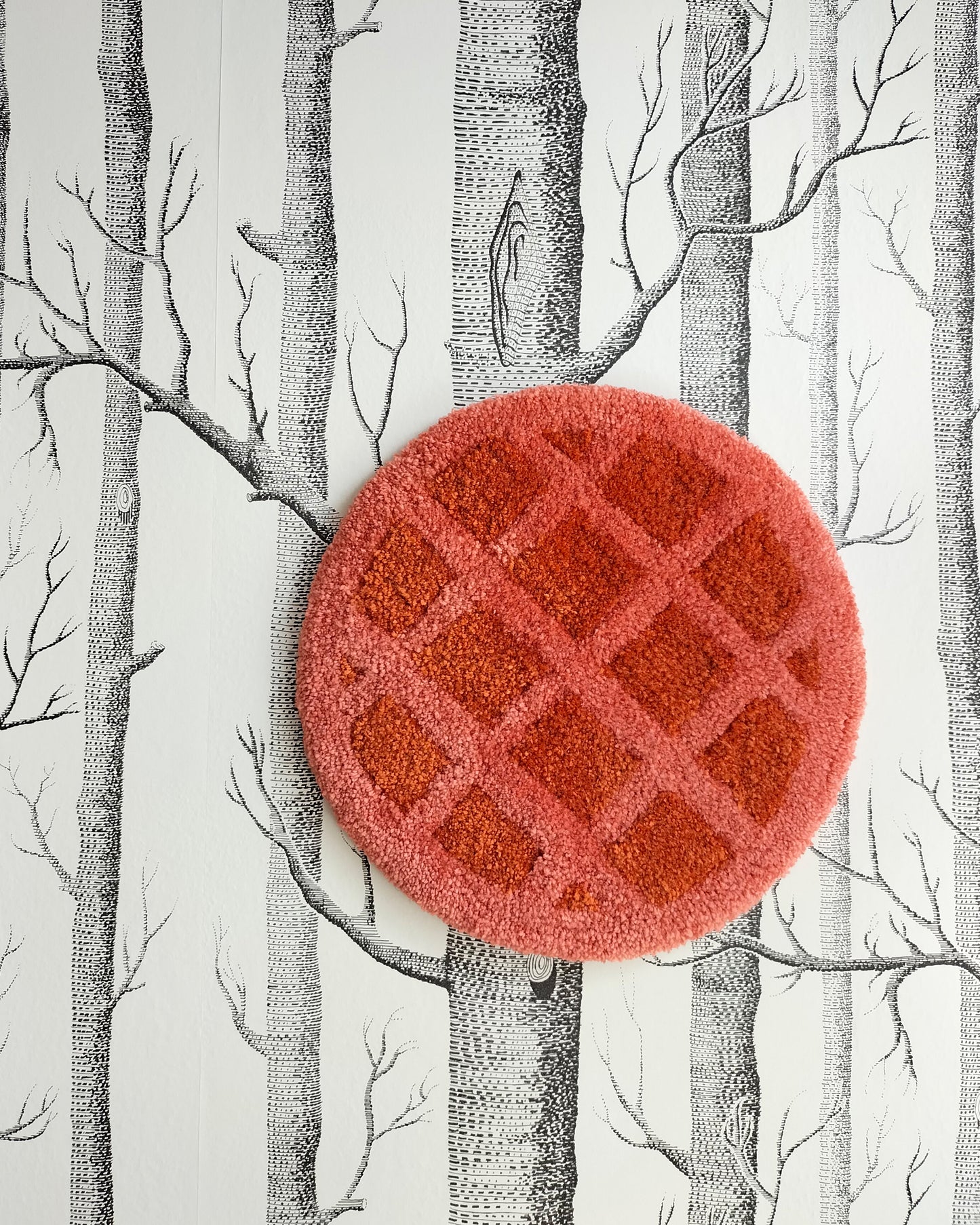 Stroopwafel Handmade Tufted Wall Art