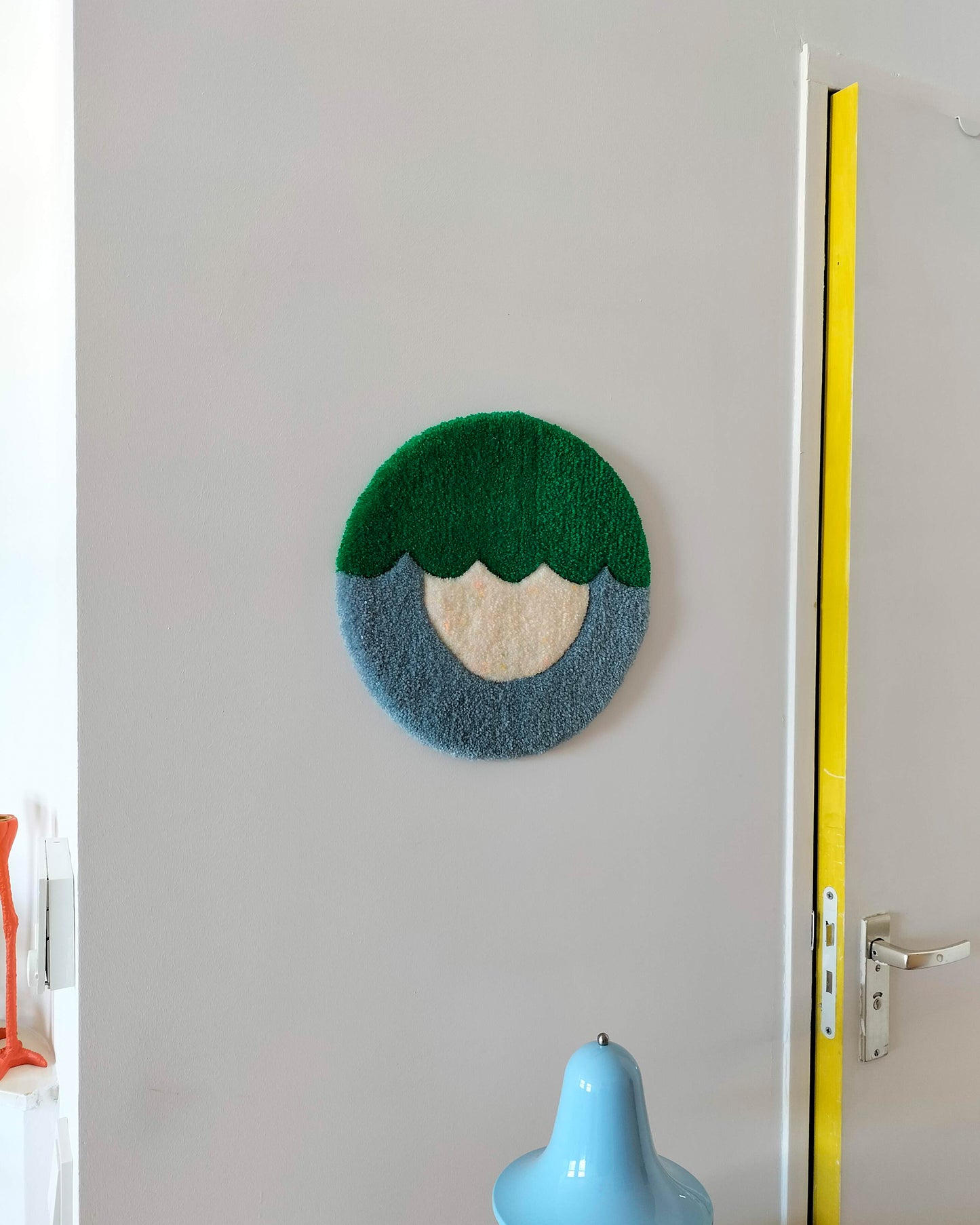 The Green Eye Handmade Tufted Wall Art
