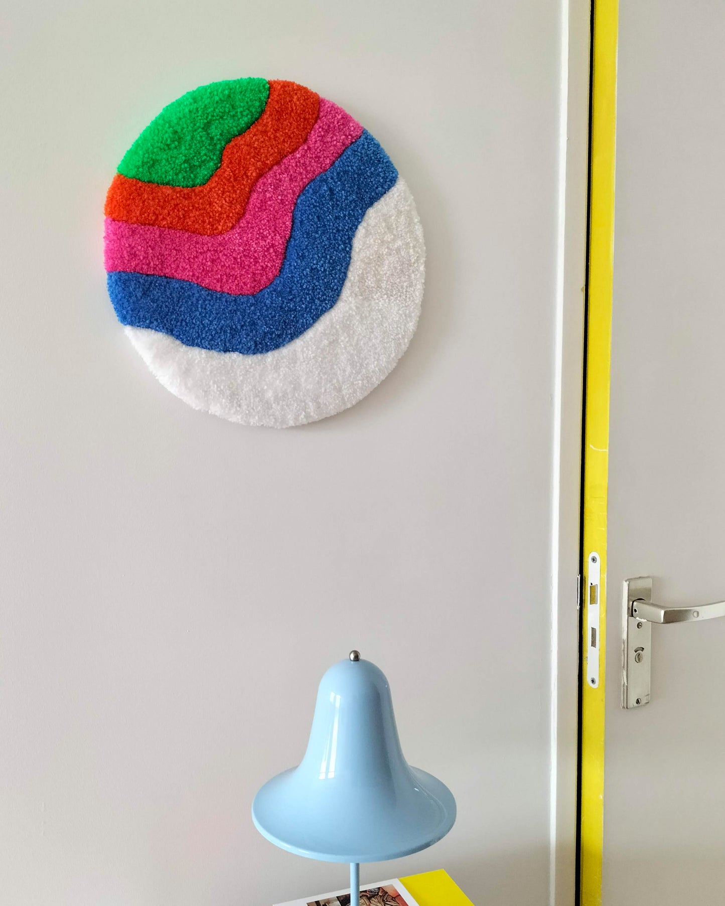 Wiggle Handmade Tufted Wall Art