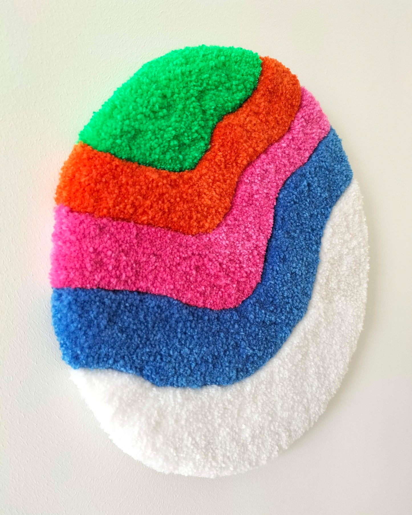 Wiggle Handmade Tufted Wall Art