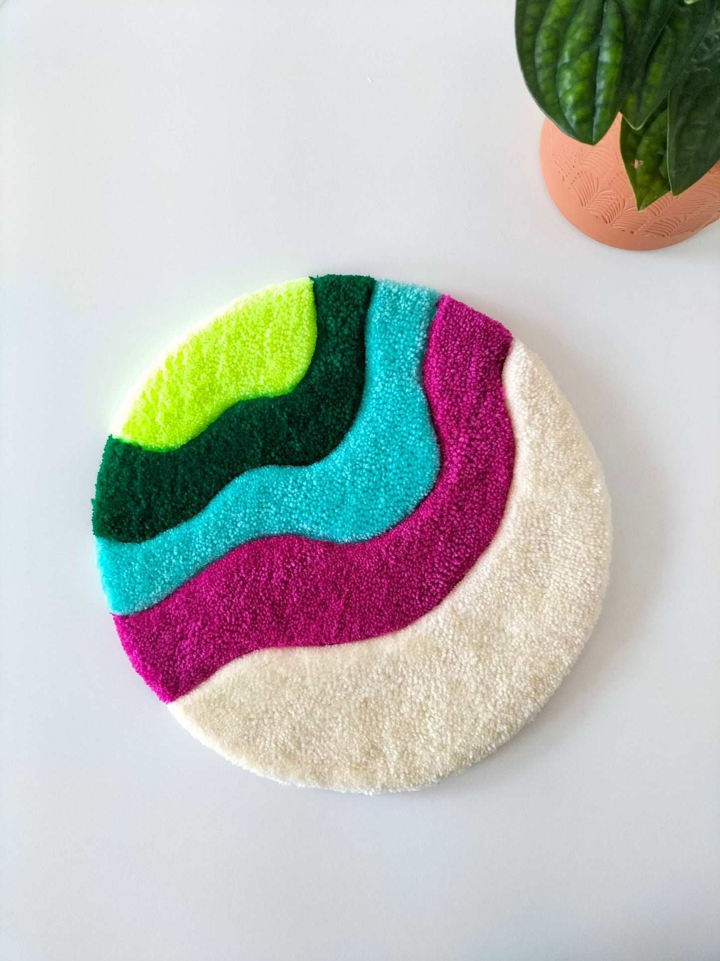 Wiggle Handmade Tufted Wall Art