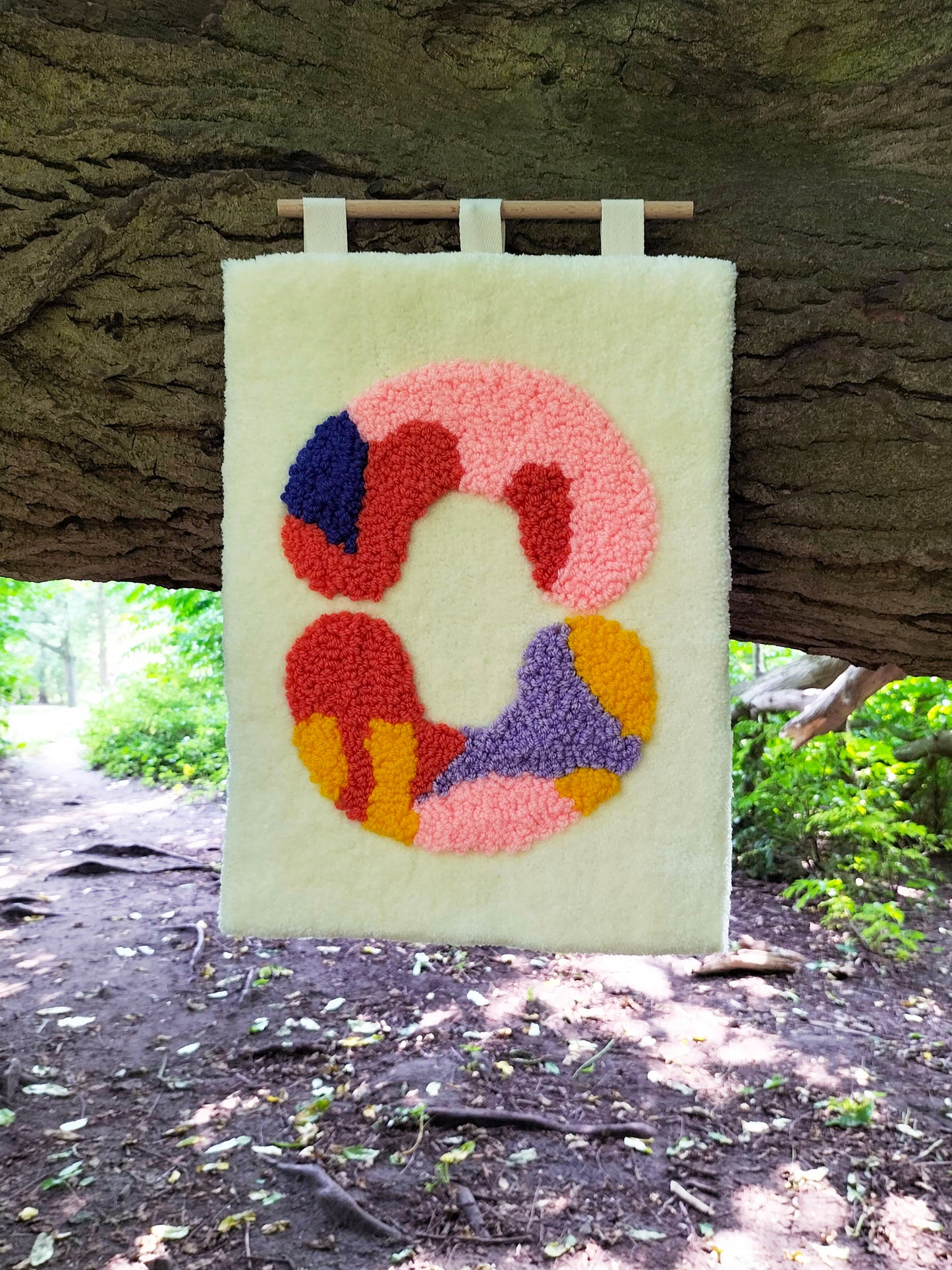 Handcrafted Tufted Wall Hanging