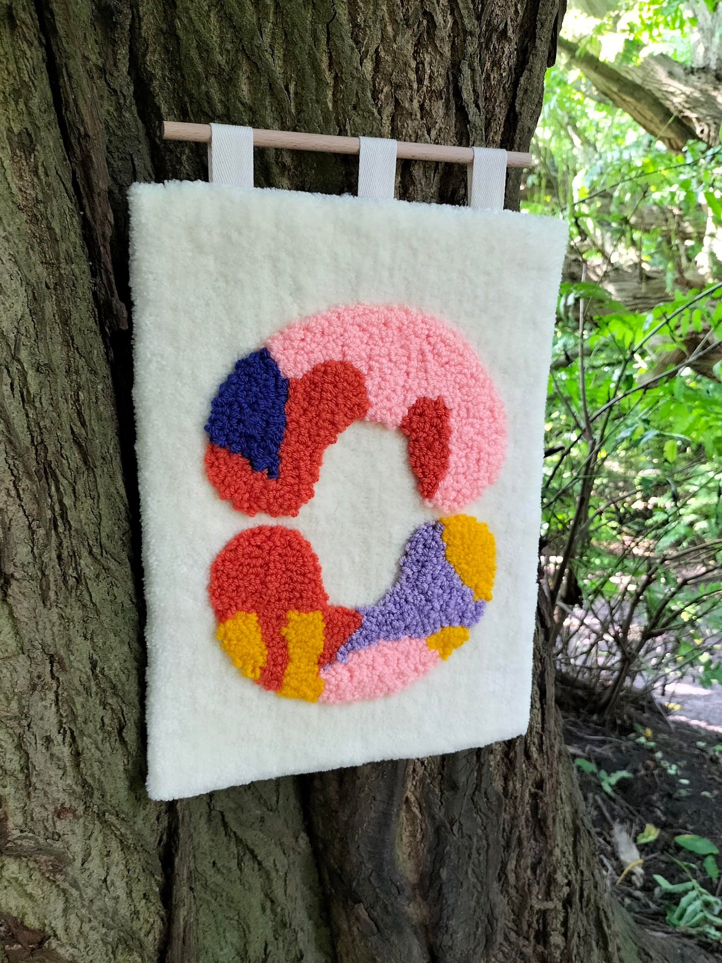 Handcrafted Tufted Wall Hanging