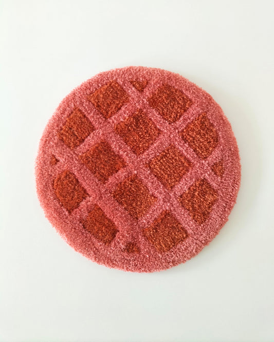 Stroopwafel Handmade Tufted Wall Art