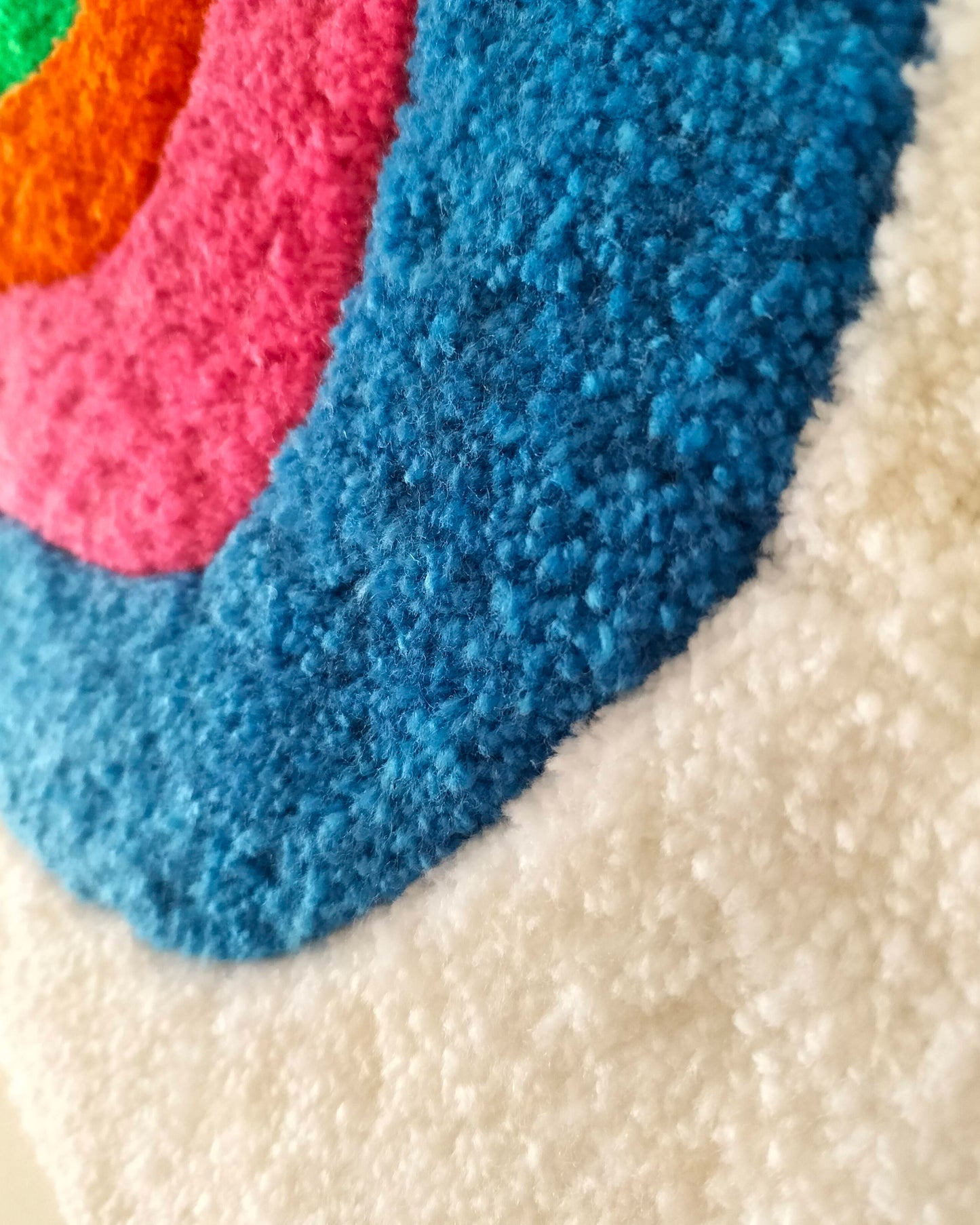 Wiggle Handmade Tufted Wall Art